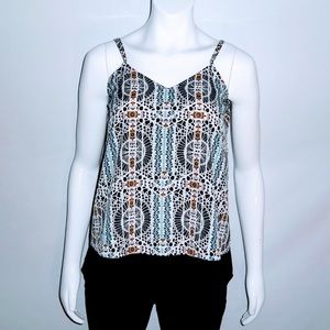Collective Concepts Sz Large Tribal Print Cami Top